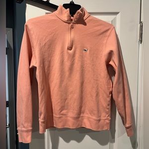Vineyard vines salmon colored youth boys pullover